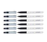 PILOT Lot de 6 Feutres Coloriage Effaçable FRIXION COLORS Pte Moyenne Noir