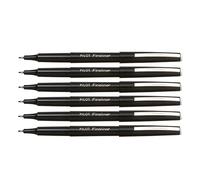 PILOT Lot de 6 Feutres extra fin Fineliner extra fin 0,4 mm noir