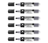 Pilot Pen Marqueur tableau blanc V-Board Master pointe ogive effaçable à sec Noir