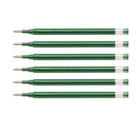 Pilot Lot De 6 Recharges Bls-G2-7 Gel Pour Stylo G2 / Alphagel Pte Moyenne Vert