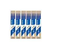 PILOT Lot de 6 Sets de 3 Recharges friXion Ball Clicker (BLS-FR5) Bleu