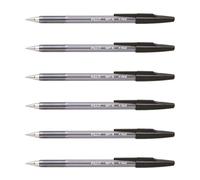 Pilot Lot De 6 Stylos À Bille Bp-S-F Pointe Fine Noir