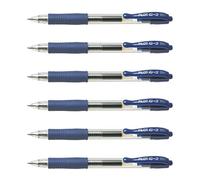 Pilot G2+ Stylo roller encre gel rétractable pointe fine 0,5 mm bleu
