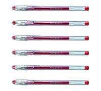 Pilot Stylo à encre gel G1 pointe fine 0,5 mm - Rouge