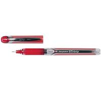 Pilot Lot De 6 Stylos Roller À Encre Hi-Tecpoint V7 Grip, Rouge