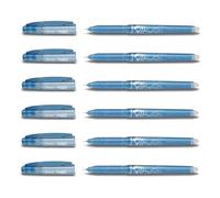 Pilot Lot De 6 Stylos Roller Effa¿Able Frixion Point 0,5 Turquoise