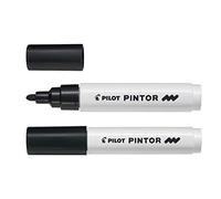Pilot Pen Marqueur à pointe moyenne Pintor – Noir G