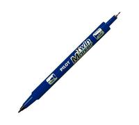 PILOT Marqueur permanent Twin double pointe - Pochette de 10 couleurs assorties