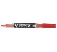 Pilot Pen Marqueur pour tableau blanc BEGREEN V-Board Master S Pointe ogive extra fine 1,3 mm Rouge