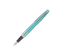 Pilot Mr Collection Stylo-plume moyen Retro Pop avec encre noire à pois turquoise