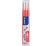Pilot Pen 2261019F Lot de 3 recharges Frixion Ball 0,7 mm Corail effaçable