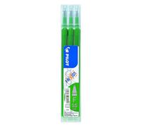 Pilot Pen 2276004 F Recharge Frixion Clicker, épaisseur 0,5 mm, lot de 3, Vert