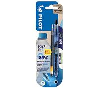 Pilot Pen 2719701BM Stylo gel B2P Bottle to Pen, Begreen, rechargeable, avec une recharge de rechange, noir
