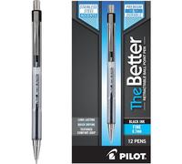 Pilot Pen 30000 The Better Lot de 12 stylos à bille rechargeables et rétractables, pointe fine, encre noire