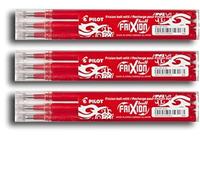 Pilot Pen BLS-FR7 Frixion Ball Mine de rechange pour stylo Différents coloris, rot, 9er Set