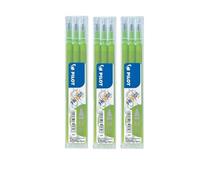 Pilot Pen BLS-FR7 Frixion Ball Mine de rechange pour stylo Différents coloris, vert clair, 9er Set