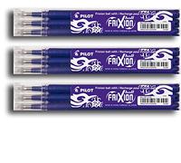 Pilot Pen BLS-FR7 Frixion Ball Mine de rechange pour stylo Différents coloris, violett, 9er Set