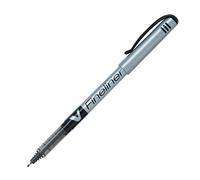 Pilot Pen - SWVPP-B - PILOT fine baguée métal encre liquide Pen V-FINELINER - 0.5 mm - Noir