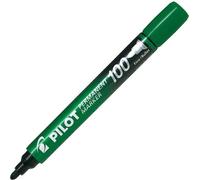 Pilot Permanent 100 Marqueur 1 pièce(s) Pointe fine Vert