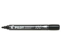 Pilot Permanent Marker 100 Marqueur Pointe Fine Noir