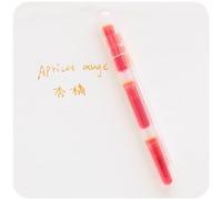Pilot Petit-Mini Stylo Plume En Plastique Transparent,Fournitures Scolaires,Plume Fine Moyenne,Stylo Signe,Ensemble De Cartouches D'encre,Mignon,Bonbons,Document,Pvc,1 - Type Apricot Orange Ink-F