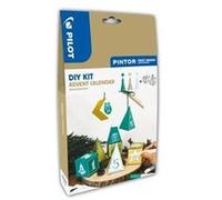PILOT 586104 PILOT Marqueur à pigments PINTOR Kit DIY "Calendrier de l'Avent