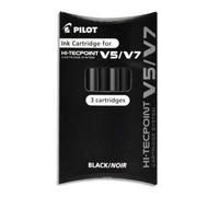 Pilot Pochette De 3 Recharges Pour V5/V7 Begreen Encre Noire