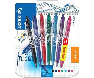 PILOT - Pochette Frixion Ball Clicker - x6 + 1 BONUS PACK