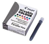 Pilot RCV couleur Cartouches pour Parallel Pen couleurs assorties