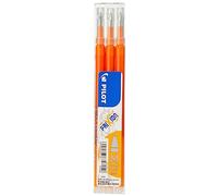 PILOT - Recharge Frixion Ball Ecriture Moyenne 0,7 Mm Encre Effaçable Set De 3 Unites - Orange