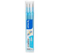 Pilot Refills for Frixion Clicker Rollerball 0.5 mm - Light Blue, Pack of 3 Turq