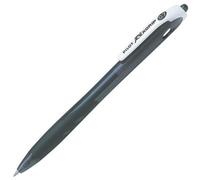 Pilot Rexgrip Black Retractable Clip-On Ballpoint Fine 10 pcs
