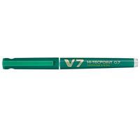 Pilot Roller Rechargeable Hi-TechPoint V7 Begreen Pte Moyenne Encre liquide Vert