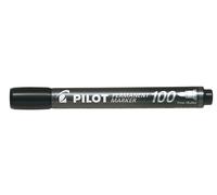 PILOT SCA-100-B-P20 15 + 5 S : PILOT 100 Marqueur indélébile noir 1,0 mm, 15 pièces + 5 pièces ES