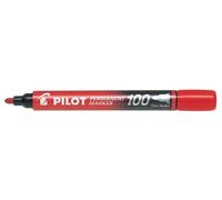 Pilot Sca-100-R Marqueur Indélébile Pointe Ogive Rouge