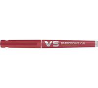 Pilot Hi-Tecpoint V5/V7 - Recharge pour roller - Encre rouge - Lot de 3