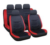 Drift Set Housses Coordonnées Noir Rouge 2 Antérieures 2 Postérieures