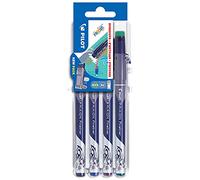 Pilot – Fineliner effaçable Frixion Set to Go 4 – Pointe moyenne – 1 bleu 1 rouge 1 vert 1 noir