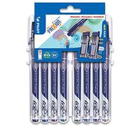 Pilot - Set de 8 Frixion Fineliner - Effaçable - Pointe moyenne - Couleurs assorties