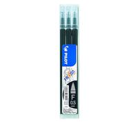 Pilot Stylo 0.5mm Frixion Recharge pour Frixion Stylo à bille effaçable - Noir (Lot de 3)
