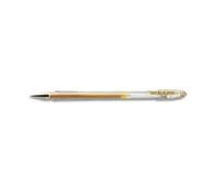Pilot Pen Stylo à bille G1 07 – Encre gel or, pointe moyenne, corps plastique à capuchon