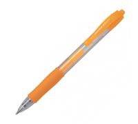 PILOT Stylo roller encre gel G-2. Pointe moyenne 07 RT. Couleur Abricot néon