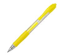 Pilot Pen Stylo roller G2 07 Encre gel Pointe moyenne Jaune fluo