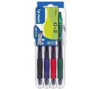 PILOT Stylo à encre gel G2 07 Set2Go, étui de 4 G