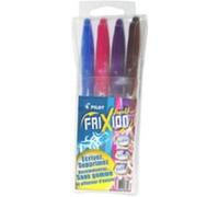 PILOT stylo bille à encre FRIXION BALL, étui de 4 FUN G