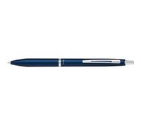 Pilot Pen Stylo bille Acro 1000 – pointe moyenne, encre grasse, rétractable, coffret - Bleu marine