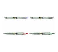 Pilot Pen – Stylo bille Begreen B2P Ecoball – rétractable pointe moyenne 1 mm – Rouge