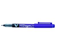 Pilot V-Sign Pen Stylo feutre à capuchon pointe moyenne 2 mm - Violet
