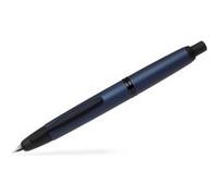 PILOT stylo plume Capless édition limitée Link Midnight bleu foncé plume moyenne or noir fumé corps maille milanaise premium Bleu foncé