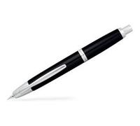 PILOT Stylo plume Capless Rhodié noir rétractable plume fine or 18 carats coffret cadeau luxe Noir